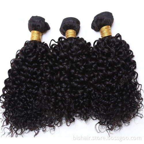 7A Great Brazilian Kinky Curly Hair Wave No Tangle No Shed For Black Color